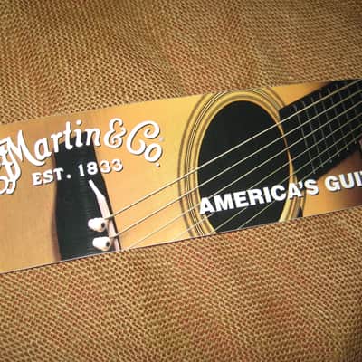 Martin Guitar 2 Logo Stickers Large and Colorful from '90's image 3