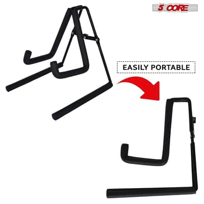 5 Core Ukulele Stand A Frame Metal Body w Soft Padded Arms Support Banjo Ukuleles Mini Guitar Violin image 5