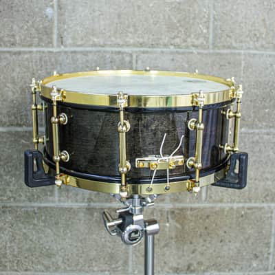 Pearl 5.5" x 14" 50th Anniversary Solid Maple 24K Gold Plated Snare Drum image 5