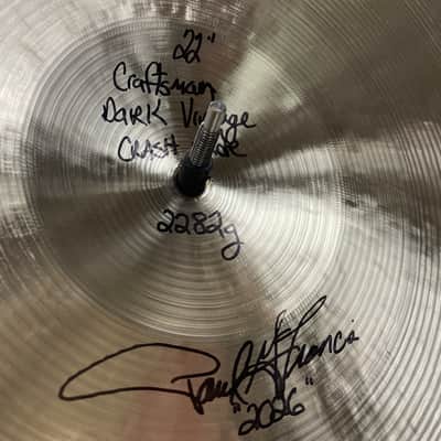 DEMO OF EXACT - 21”  Cymbal Craftsman Dark Vintage Crash Ride - 2282g image 5