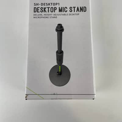 Shure by Gator SH-DESKTOP1 Round Base Desktop Microphone Stand, Black image 4