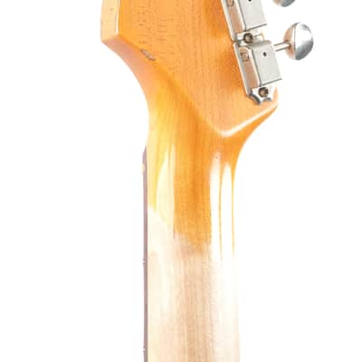 Fender Custom Shop 1960 Stratocaster Olympic White over 3 Color Sunburst Heavy Relic 2022 Bild 6