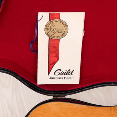 1969 Guild D-35 NT Vintage Dreadnought Acoustic Guitar w/ Case & Hangtag, Hoboken image 17