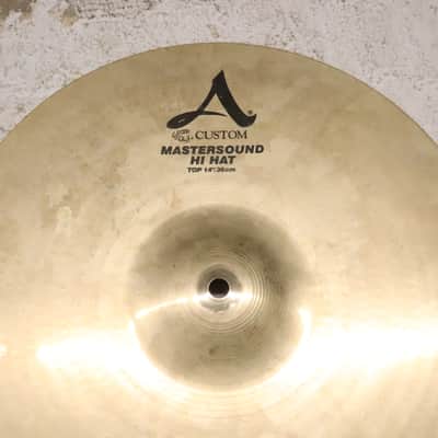 Zildjian 14" A Custom Mastersound Hi Hat Cymbals Pair image 7