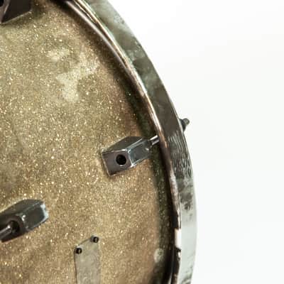 OCDP 14/18/22 Burned Silver Sparkle Drum Kit Owned By Tre Cool Of Green Day image 10