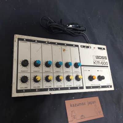 BOSS KM-600 Vintage 6 Channel Keyboard Mixer Analog Audio Mixer Japan Tested image 1