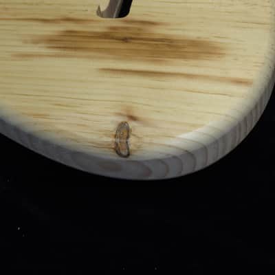 40yr Aged Pine Strat Style body - 3lbs #3670  *IMPORT CHARGES INCLUDED image 8