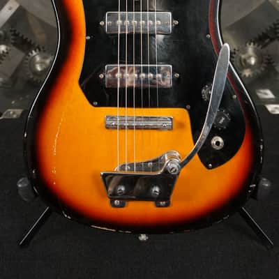 Harmony 2P90 w/ Whammy 70s - Sunburst Electric Guitar w/ Gig Bag image 4