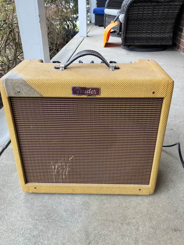 Fender Blues Junior Lacquered Tweed 15-Watt 1x12" Guitar Combo 2016 - Present - Lacquered Tweed image 1