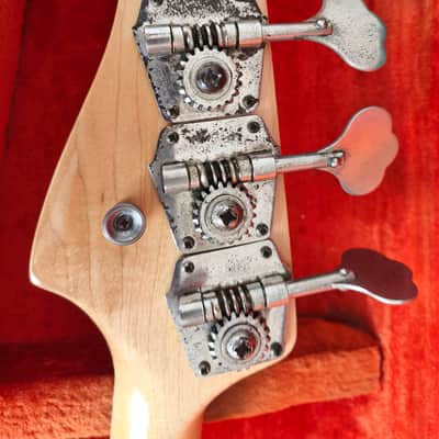 Fender Jazz Bass 1965 Refinish Olympic White ALL ORIGINAL PARTS image 13
