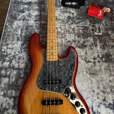 Fender Player Plus Jazz Bass Sienna Sunburst with extras image 3