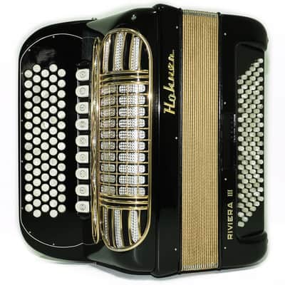 Hohner Riviera III 5 Row Lightweight Button Accordion 96 Bass made in Germany, C Griff, New Straps and Soft Bag, Original Accordeone de Botones, 2714 image 6