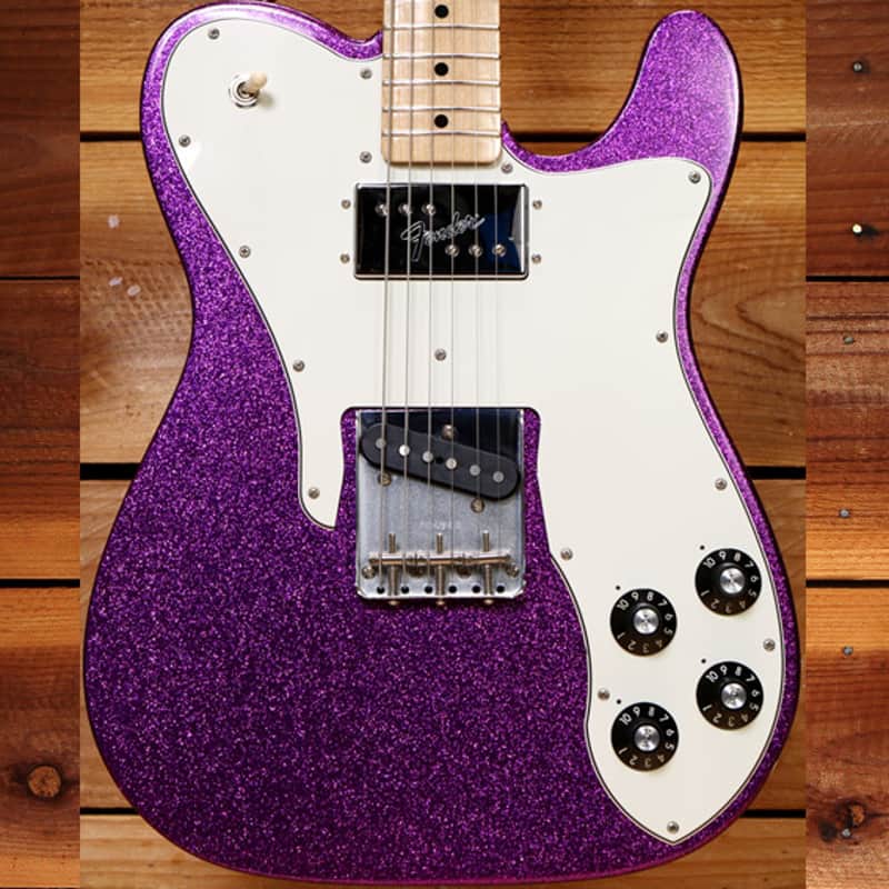 Fender Limited Edition '72 Telecaster Custom with Maple Fretboard 2018 - Purple Sparkle  21698