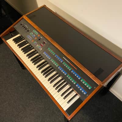 Rhodes Chroma 64-Key 16-Voice Polyphonic Analog Synthesizer 1982 - 1984 - Black w/ Wood Sides image 16