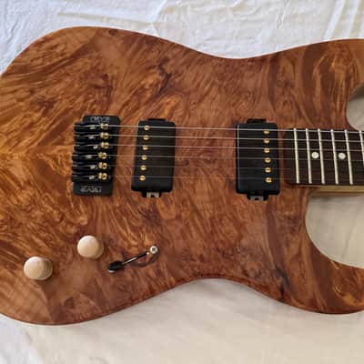 Landon Strat Style 2023 - Burl Wood image 4