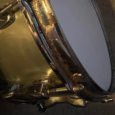 Slingerland  Magnum snare drum  1970-80 - Pewter image 9