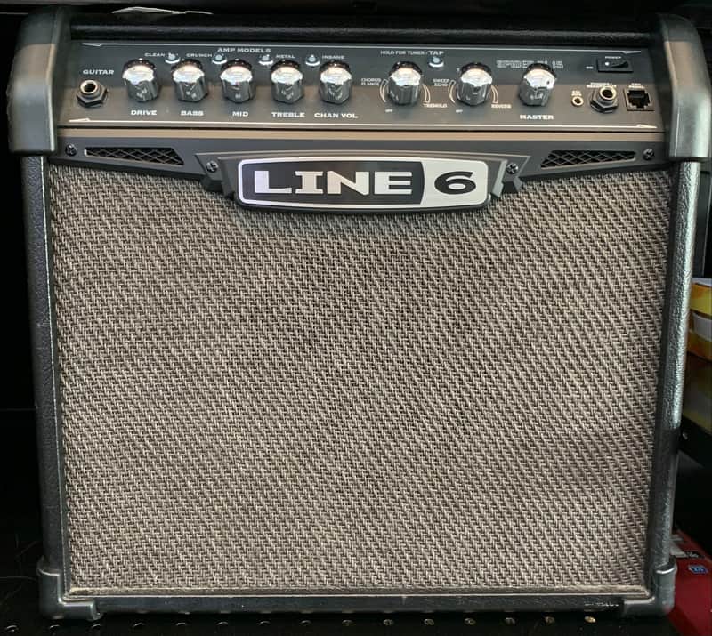 Line 6 Spider IV 15 15-Watt 1x8" Digital Modeling Guitar Practice Amp 2009 - 2016 - Black image 1