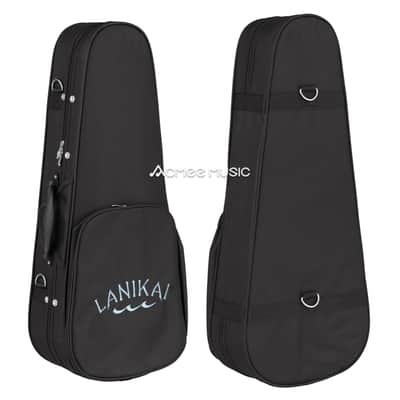 Lanikai MAS-CEC All Solid Mahogany Concert Acoustic/Electric Ukulele with Foam Case, Hercules Clamp Hanger, Capo & Strap image 4