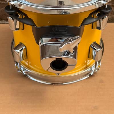 Pearl Decade Maple 8" x 7" Rack Tom w/ Opti-Loc Mount in Solid Yellow (#228) – Open Box / Brand New image 6