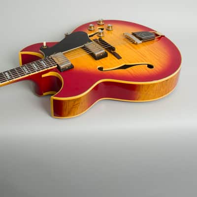 Gibson  Barney Kessel Custom Arch Top Hollow Body Electric Guitar (1966), ser. #530802, original black hard shell case. image 7