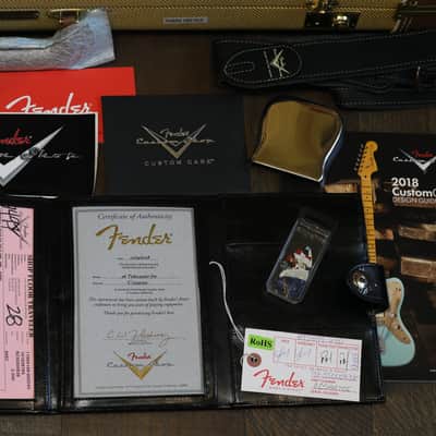 Minty! 2018 Fender Custom Shop 1956 Telecaster Journeyman Electric Guitar Relic Blonde + COA OHSC image 2