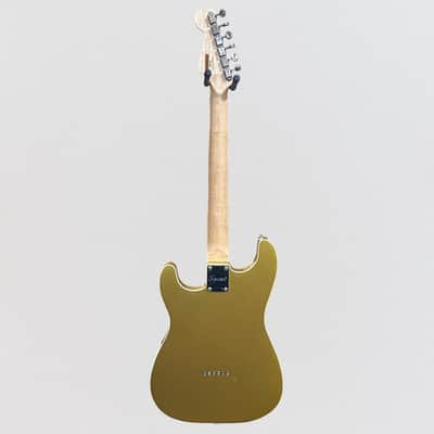 Fender Squier Paranormal Custom Nashville Stratocaster Electric Guitar - Aztec Gold image 8