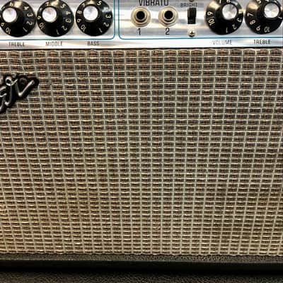 Fender Bandmaster Reverb 2 Channel 40 Watt Tube Head 1974 - Pre Owned *Pickup Only* image 3