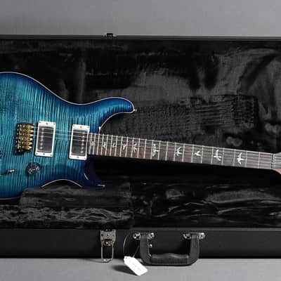 PRS Custom 24 Wood Library Y2 SA Back ZI/FB Cobalt Blue image 2