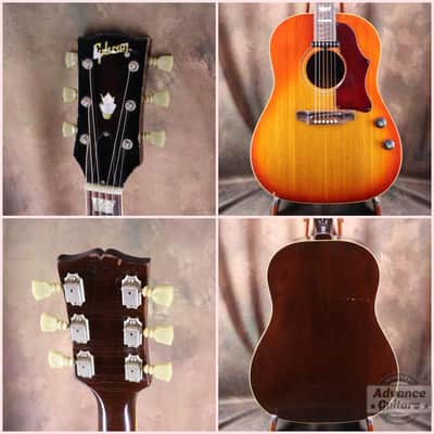 Gibson 1969 J-160E Cherry Sunburst image 2