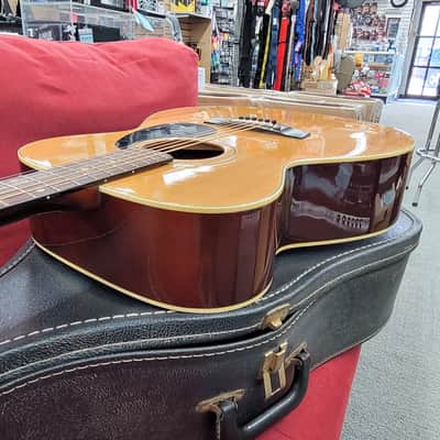 Epiphone FT-130 Caballero 1970s with Chipboard Case- Natural image 11