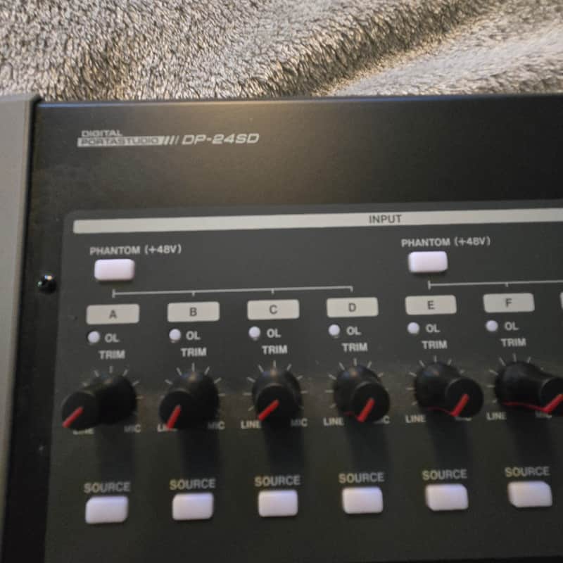 TASCAM DP-24SD 24-track Digital Portastudio 2015 - Present - Black image 1