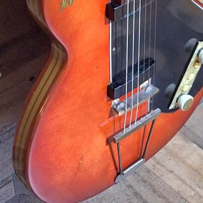 1959 Hofner Colorama II Model 444 - Original Chipboard Case - image 4