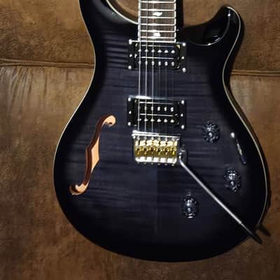 PRS SE Custom 24 Semi-Hollow Piezo 2025 Charcoal Burst image 2