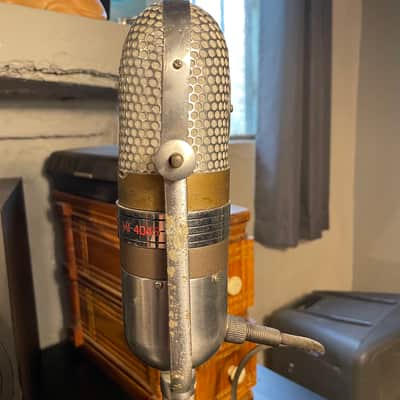 RCA 77-D Ribbon Microphone 1945 - 1955 - Silver / Red Badge image 8