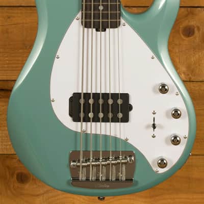 Sterling RAY35 StingRay 5 Bass - Dorado Green image 9