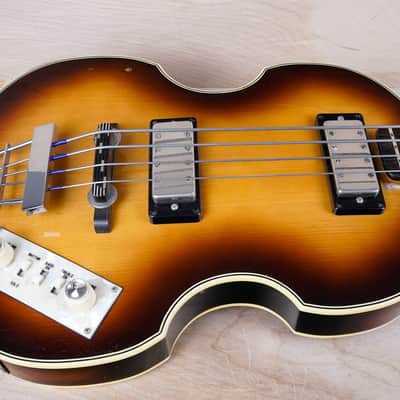 Greco VB50 Violin Bass MIJ 1986 Sunburst Vintage Japan w/ OHSC image 5
