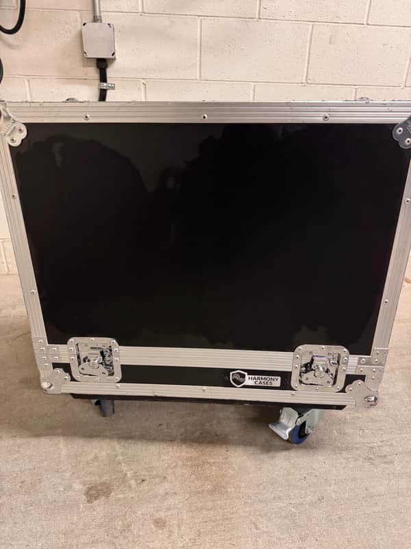 Harmony Cases HCGC12C - 1x12 Combo Amp Rolling Flight Case - 2010s - Black image 1