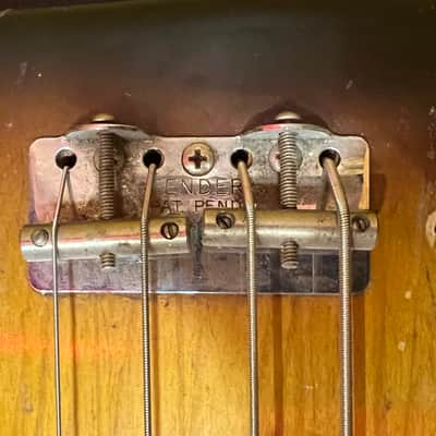 1955 Precision Bass and Bassman Amplifier Completely Original image 8