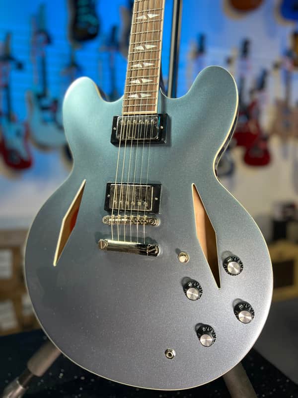 Epiphone Dave Grohl DG 335 Semi-hollowbody Electric Guitar - Pelham Blue FREE PLEK! 199 image 1