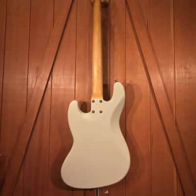 Mike Lull V4 Jazz Bass Style Olympic White image 7