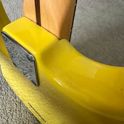 Original 2002 Fender Tom Delonge Limited Edition Stratocaster Strat Graffiti Yellow image 6