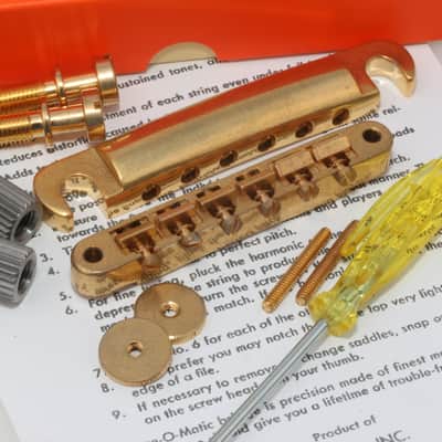 Gibson Vintage Shaped Nonwire ABR-1 VOS aged Gold plated image 1