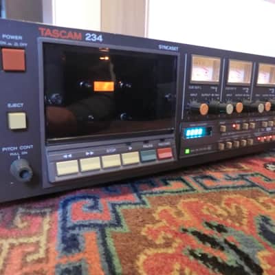 Vintage TASCAM 234 Syncaset 4-Track High-Speed Cassette Recorder image 9