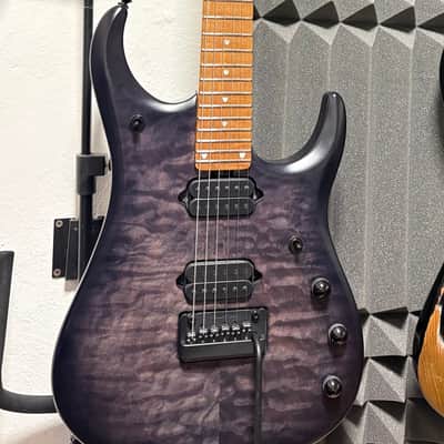 Ernie Ball Music Man John Petrucci Signature JP15-6 2020 - 2021 - Trans Black Burst Quilt image 2