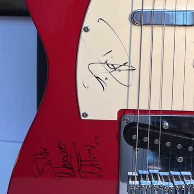 Squier Affinity Series Autographed by Real Monster Radio Cast image 3