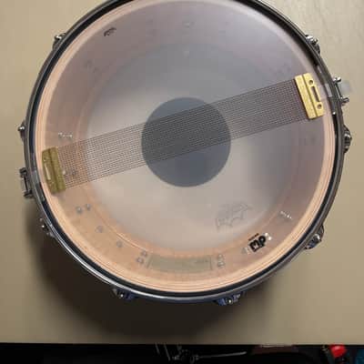 DW Collectors Black Satin Maple Snare Collectors Na - Black satin maple image 4