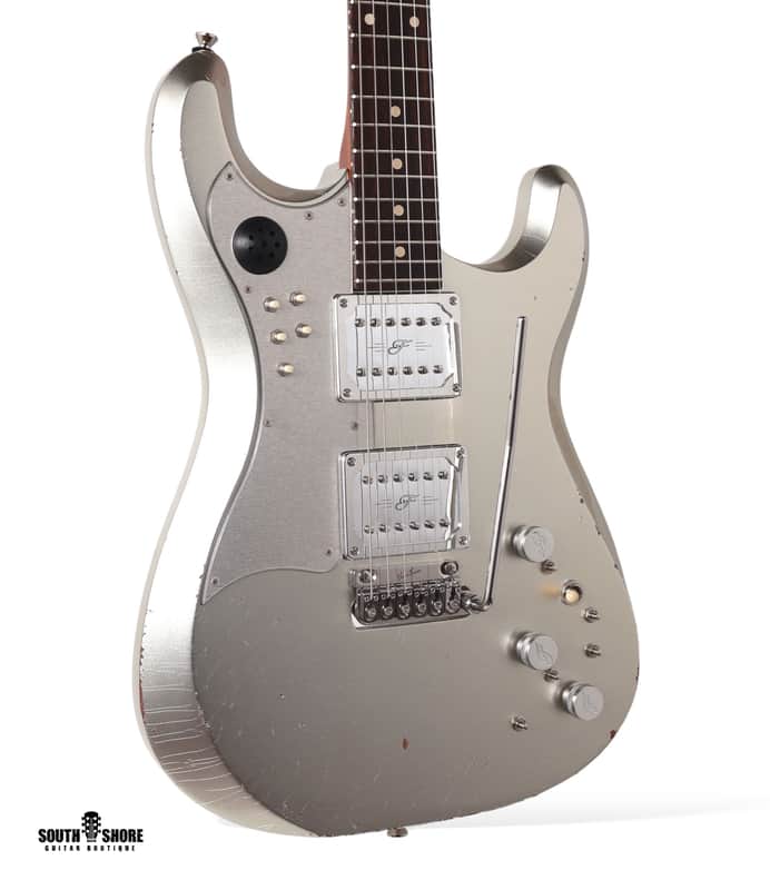 Fiam Guitars Mirari F5 2023 “Silver Surfer” NEW. (Authorized Dealer) image 1