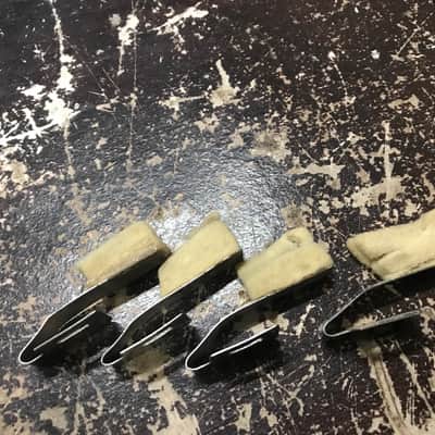 Fender  Jazz bass mutes 1963 image 4