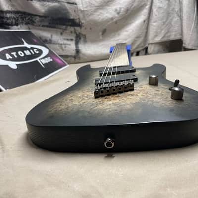 Cort KX Series KX500MS 7-string Multi-scale Guitar 2019 Dust Black image 9