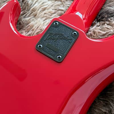 1990s B.C. Rich Innovator PJ Bass - Red image 10